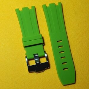 28mm X 24mm Luxury Style Rubber Watch Band Compatible With AP Style Cases